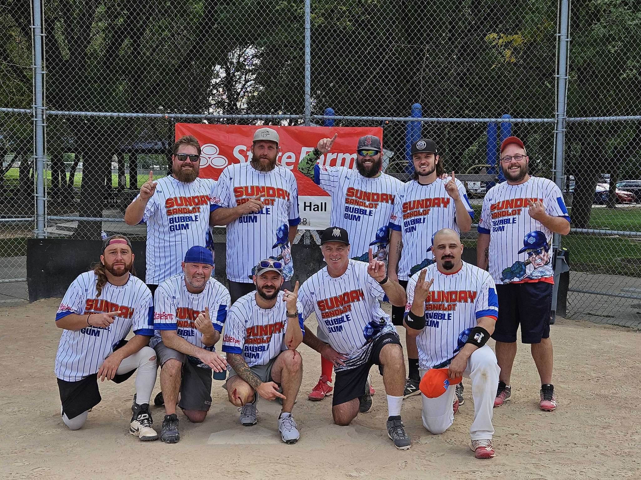 Sunday Sandlot Bubble Gum Winners