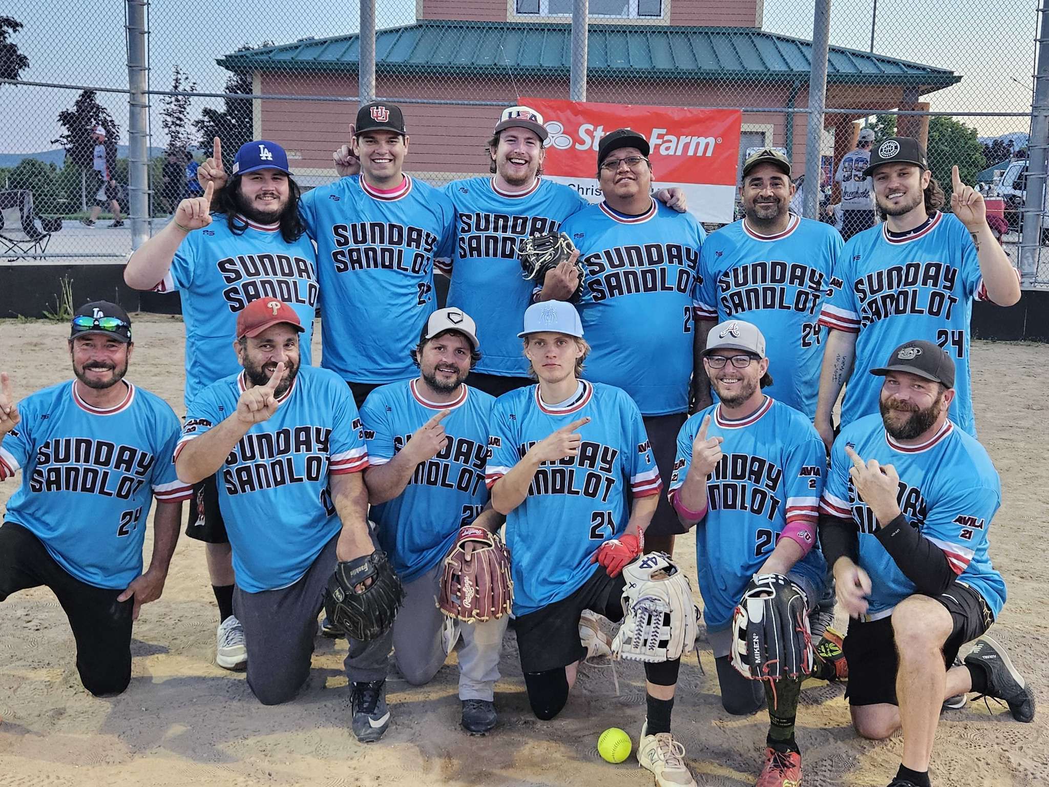 Sunday Sandlot Winners