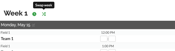 swap weeks button
